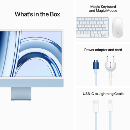 iMac with Retina 4.5K display | Apple M3 Chip | 8- Core CPU | 8-Core GPU | 256GB